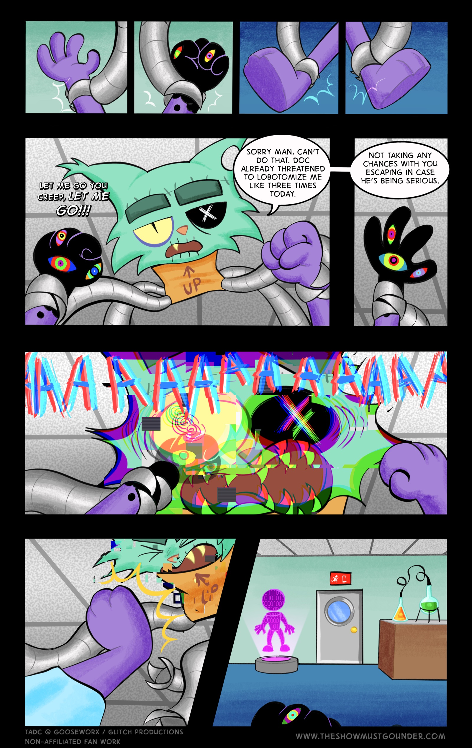 Jax socks the cat in the… er, body?